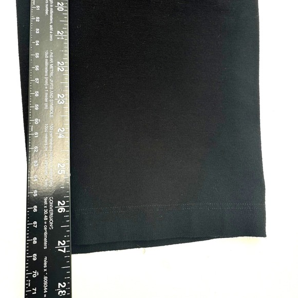 EILEEN FISHER Women XL Black Pull On High Waist Ankle Straight Leg Stretch Pants - Picture 8 of 8